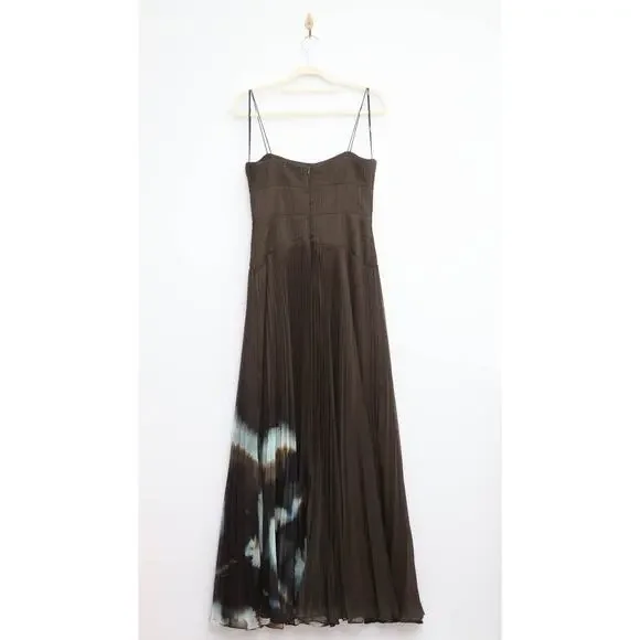 AMUR Sue Pleated Gown Size 4 - Picture 5 of 7